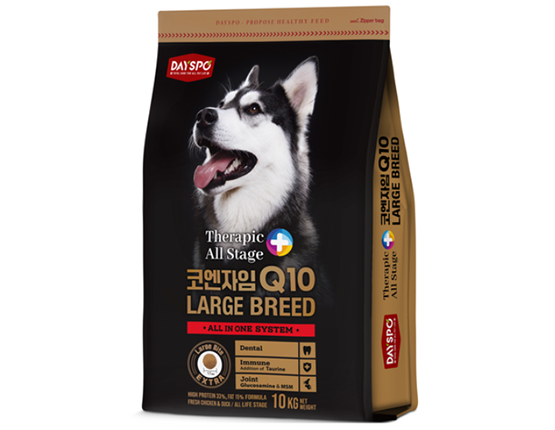 데이스포 전연령 강아지 테라픽 코엔자임Q10 라지브리드 건식사료