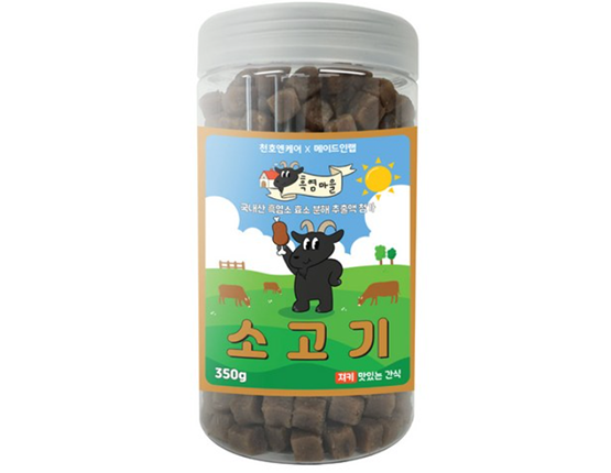 천호엔케어 강아지간식 흑염마을 메이드인랩