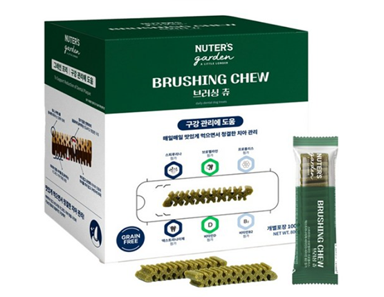 누터스가든 강아지 브러싱츄 치석제거 덴탈껌 100p